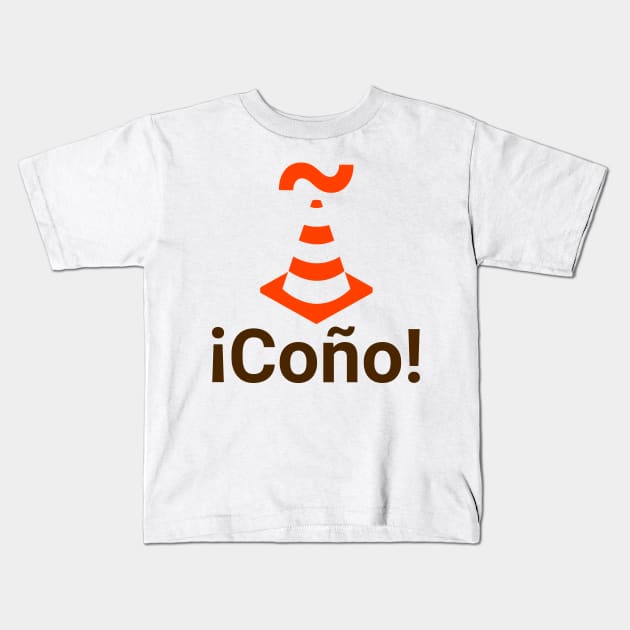 Coño! Kids T-Shirt by MessageOnApparel